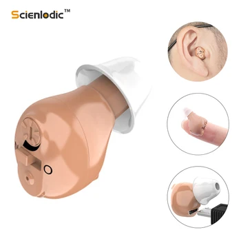 CIC Nabíjateľná Načúvacie prístroje Neviditeľné Vypočutie Zariadenie Mini sluchové pomôcky pre Starších ľudí, Hluchý Načúvacie prístroje Sluchu Zosilňovač