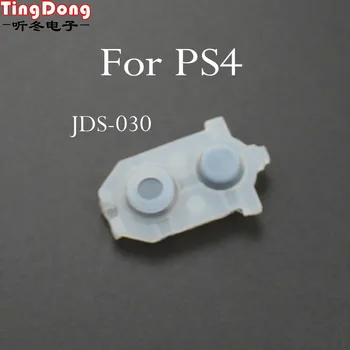 TingDong 100 Nastaviť pre Sony Playstation 4 PS4 Radič Vodivé Silikónové Gumové Podložky pre Dualshock 4 Tlačidlá Opravy Replacemen