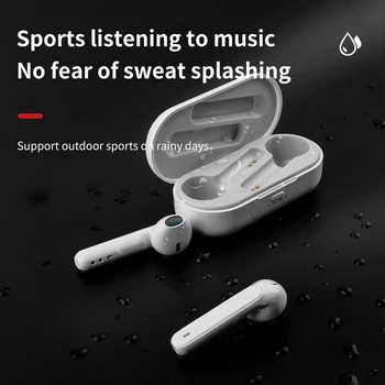 GOOJODOQ Bezdrôtové Slúchadlá Bluetooth 5.0 Slúchadlá Slúchadlá IPX5 Nepremokavé HiFi Zvuk Hluku Izolácia Športové Bezdrôtové Slúchadlá