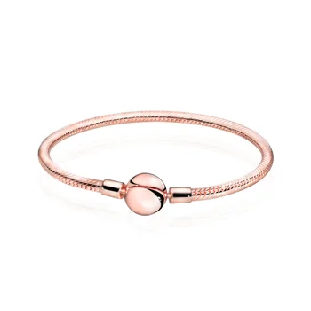 2020 Nové DIY Lady Darček k Narodeninám 925 Sterling Silver HOT Pink Kolo Náramok Mincový Striebro Ženy Mincový Striebro Šperky