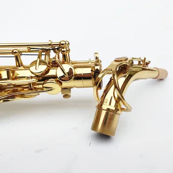 Vyrobené v Japonsku 62 Profesionálnych Alto Drop E Saxofón Zlato Alto Saxofón s Kapela Úst Kus Trstiny Aglet Viac Package mail
