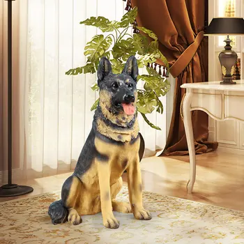 Európsky kreatívny domov obývacia izba dekorácie živice simulácia pes model nábytku francúzskeho ozdoby