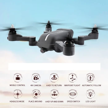 FPV GPS Drone s širokouhlým HD 4K Kamera High Hold RC Skladacia Quadcopter Drone