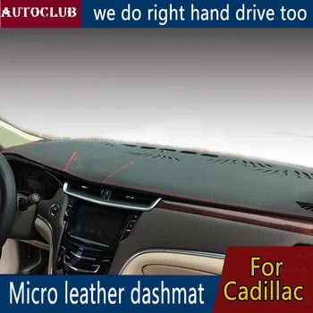 Pre Cadillac ATS CT6 CTS XTS XT5 SLS SRX Kožené Dashmat Panel Kryt Pad Dash Mat Slnečník koberec 2013 2017 2018