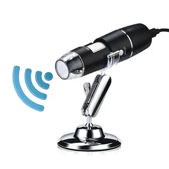 1000X Wifi Digitálny Mikroskop zväčšovacie sklo USB Inšpekcie Fotoaparát 8 LED so Stojanom pre Android IOS Prenosné Elektronické Mikroskopom