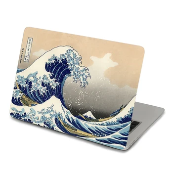 Veľká Vlna Mimo Kanagawa Notebooku puzdro Pre Apple MacBook Pro Retina Vzduchu 12 13.3 15inch,pre nový Vzduch/ Pro 16-palcové kryt plášťa