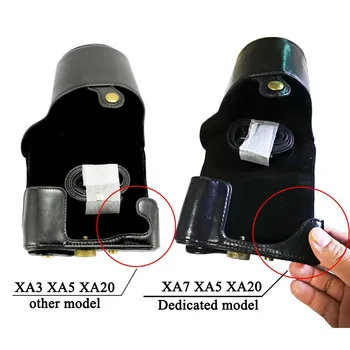 Špecializované Pu Kožené Fotoaparát Prípade Plná Taška Kryt Pre Fujifilm XA7 XA5 FujiXA20 XA10 S Popruh