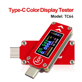 Typ farby-C pd USB tester DC Digitálny voltmeter amperimetor napätie prúd meter ammeter detektor power bank nabíjačku indikátor
