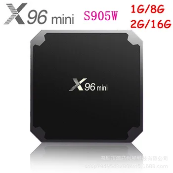 X96 Mini X96mini Android 7.1 Smart TV BOX 2 GB/16 GB TVBOX X 96 Mini Amlogic S905W H. 265 4K 2,4 GHz WiFi Media Player Set-Top-Box