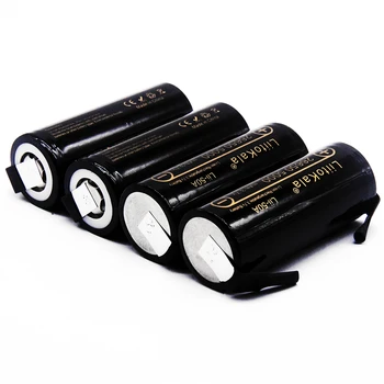 LiitoKala lii-50A-N 26650 5000mah lítiová batéria 3,7 V 5000mAh dobíjacie batérie vhodné pre flashligh+DIY Nikel