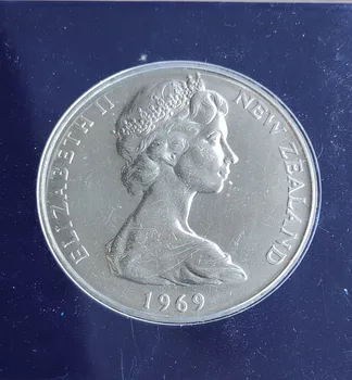 Nový Zéland 1 korunu 200. výročie Kapitán vstupnej 38mm Mince Eú Edition Európa Reálne Pôvodné Unc Mince Nové