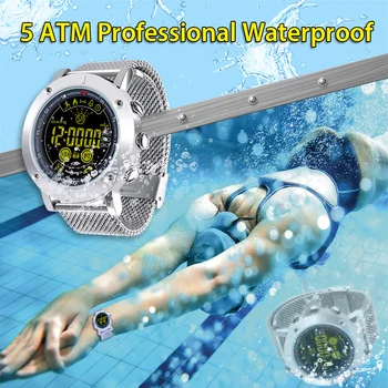 DFOI Smart Hodinky Vodotesné Muž Watchs Športové Bluetooth Smartwatch Vonkajší bazén krokomery Správu Pripomienka pre Android IOS