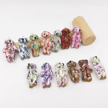 4,5 cm x 20pcs plyšové hračky macko mini látkové bábiky textílie pripojiť nesie kreatívne HOBBY handmade šperky, doplnky