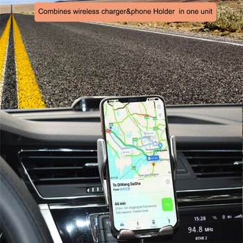 Automatické Upínanie Infračervené Auto Indukčné QI Auto Bezdrôtový Nabíjací Stojan Rýchle Nabíjanie pre IPhone 11 Pro Max XS Samsung S10 S20