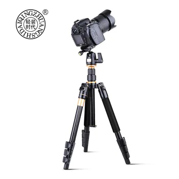 Profesionálne QZSD Kamera Video Statív Rozšíriteľný Monopod S rýchloupínacou Doska Stojan Q555