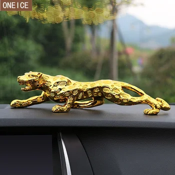 Kreatívne Leopard Súsošie, socha živice leopard voľne žijúcich zvierat domáce dekorácie príslušenstvo auto dekorácie socha darček remeslá