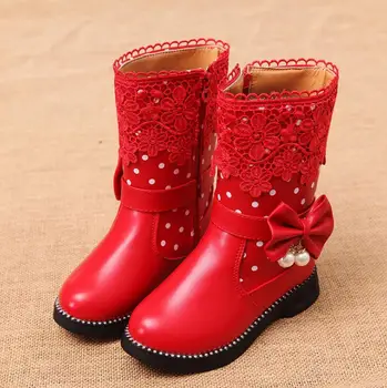 2020 zimné nové detské čižmy cowhide dievčatá topánky, športové topánky kožené detské topánky