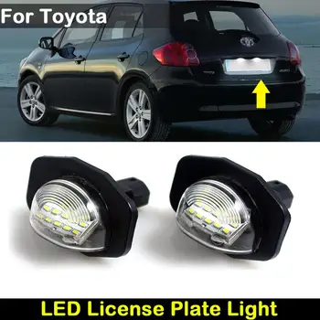Pre Toyota Alphard corolla ZRE Sienma Scion XB XD Auto Zadné biele LED špz svetlo poznávacia lampa