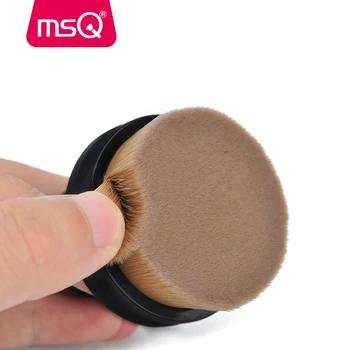 MSQ O Nové! Kruh, Make-Up Štetce 35 Uhol Nadácie Loose Powder Kruh, Make-Up Štetce Base Oválne Maquiagem Nástroje S Držiteľa