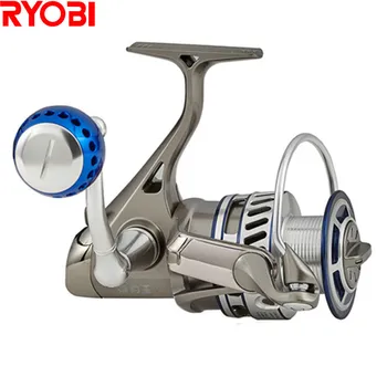 RYOBI 1000-8000 Spinning Fishing Cievky 5.0:1/5.1:16+1BB CNC Rukoväť Full Metal Morské Carretes Pesca Molinete Peche