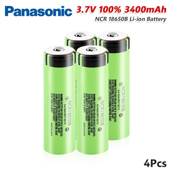 Panasonic 1/2/4/6/8/10x Nabíjateľná 3400mah NCR 18650 Li Ion Batéria, 3,7 V 20A NCR18650B Lítium-Bateria Pre Mini Ventilátor Horák