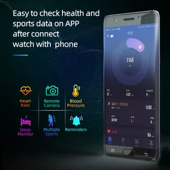 Smart Hodinky Mužov Bluetooth Pripojenie Vodotesný S Srdcového Rytmu Spánku Monitor Krokomer 2021 Nový Šport, Smartwatch