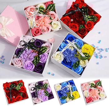 Svadobné, Vianočné Party Dekor DIY Romantický Mydlo Flower Dar, valentínske Darčeky, Umelé Kvety Vytvoriť Romantickú Atmosféru