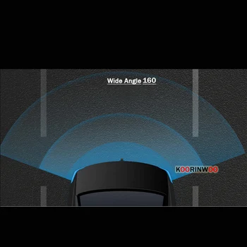 Koorinwoo Široký Stupeň AHD 1080P Auto parkovacia Kamera Rybie Oko Nočné Videnie Zadnej strane Fotoaparátu batožinového priestoru Parkovanie Pomáhať 12V Video Systém