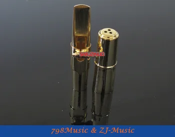 B3 Model -Profesionálne Kovové Tenor Saxofón JAZZ Náustok Pozlátené