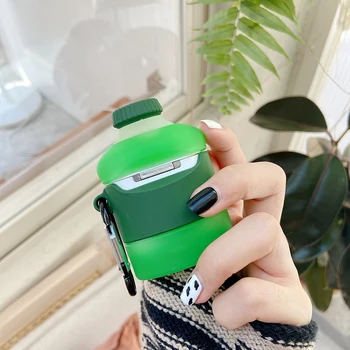 Populárny v Japonsku Piť Čaj 3D Prípade AirPods 1 2 Pro Políčka Mäkké Silikónové Bezdrôtové Bluetooth Slúchadlá Ochranný Kryt, Príslušenstvo