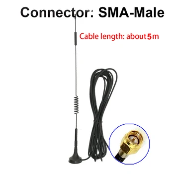 2G 3G, 4G LTE magnetická anténa 700-2700MHz 12dBi TS9 SMA samec konektor externého GSM router antény, 5M