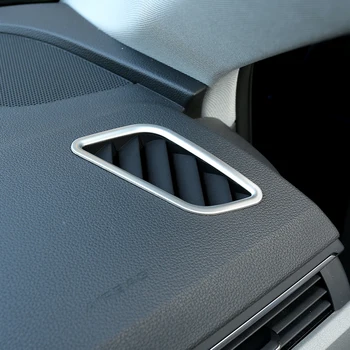 Auto Styling Air Vent Dekorácie Rám, Kryt Výbava Nehrdzavejúcej Ocele Pásy 2 ks Na Audi A4 B9 2017-2019 Interiéru Auto Príslušenstvo
