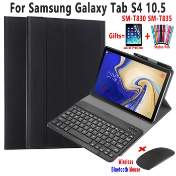Keyboard Cover obal Pre Samsung Galaxy Tab S7 11 S6 Lite 10.4 S4 S6 S5e 10.5 P615 T865 T835 T875 T725 s Bluetooth Myš, Myši