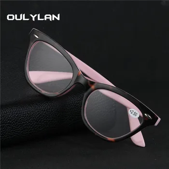 Oulylan Cat Eye Okuliare Na Čítanie Ženy Móda Ďalekozrakosť Predpis Okuliare Presbyopia Okuliare Diopter +1.0 1.5 2.0 2.5 3.0