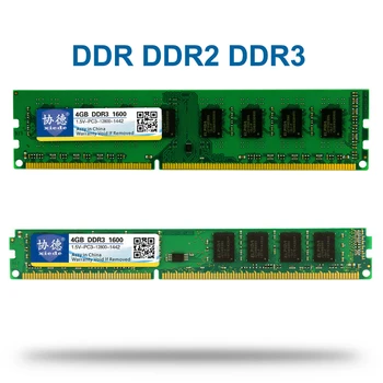 Xiede DDR 1 2 3 DDR1 DDR2, DDR3 / PC1 PC2 PC3 512MB 1GB 2GB 4GB 8GB 16GB Ploche Počítača PC Pamäte RAM 1600MHz 800MHz 400MHz