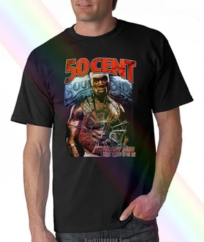 Ročník 50 Cent tričko tričko Hip Hop Rap T shirt Eminem S 4Xl