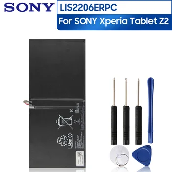Sony Originálne Náhradné Tablet Batérie Pre SONY Xperia Tablet Z2 SGP541CN LIS2206ERPC Autentické Nabíjateľná Batéria 6000mAh