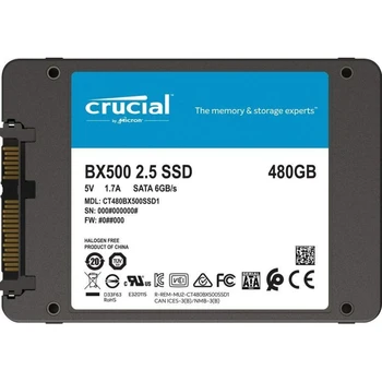 Kritické BX500 CT480BX500SSD1 SSD, 2.5