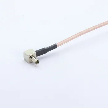10pcs/F veľa Žien Jack TS9 Muž Pravý Uhol Pigtail Konektor Kábel Predlžovací Kábel RG316 15 CM/50 CM/100 CM