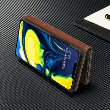 Luxusné PU Kožené Peňaženky Flip Magnetické Odnímateľné puzdro Pre Samsung Poznámku 10+ 8 9 S10 S8 S9+ S7 S20 Kartu Stojan Fundas
