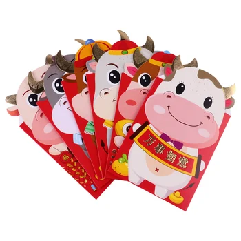 24pcs Červené Obálky Čínsky Krásne Festival Peniaze Obálky Červená Pakety na Nový Rok