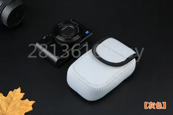 Neoprénu Soft Digitálny Fotoaparát taška kryt Prípade Puzdro pre Sony RX100 RX100II V M3 RX100 M4 M5 HX50 HX60 HX80 HX90 W830 WX500 HX90V