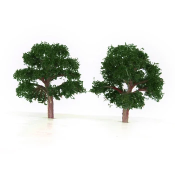 25pcs plastikový Model Strom, Les Zeleň Rastlín Z Obrys Budovy Park a Garden Miniatúrne Krajiny Wargame Scenérie Dodávky