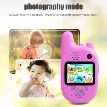 Deti Mini Kamera Full HD 1080P Prenosné Digitálne Video, Fotografie, foto-video 2-Palcový Displej Pre Deti Kid Hry Štúdia Kamery