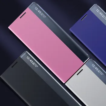 Kožené smart flip magnetické puzdro pre Samsung Galaxy A71 A51 Tkaniny tkaniny stojan book obal pre Samsung 71 51 71A 51A coque
