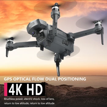 Nové Bezpilotné K20 Gps 5G HD 4K Kamera Profesionálne 1800m Obrázok Prenos Striedavý Motor Skladacia Quadcopter RC Dron Darček