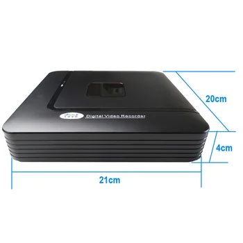 JIENUO Mini NVR 4CH 8CH H265+ ONVIF 2.0 Nahrávač 4 Kanál 8 Kanálov pre IP Kamery NVR Systém Dohľadu Bezpečnosti HD CCTV NVR