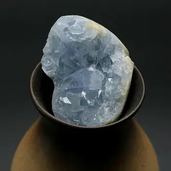 1Pc Prírodné Modré Crystal Cave Quartz Celestite Crystal Vzor Klastra Vzor Uzdravenie Modré Crystal Cave 50/100