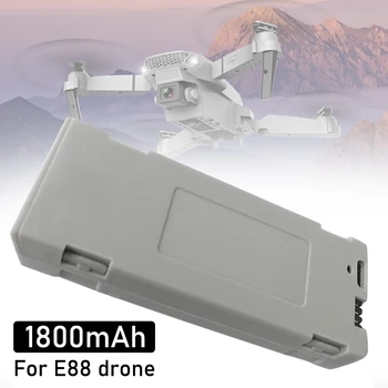 E88 RC Drone 3,7 V 1800mAh Modulárny Lipo Batérie Quadcopter Náhradné Diely, Príslušenstvo Nabíjateľná Batéria 15-17 minút Využívať čas