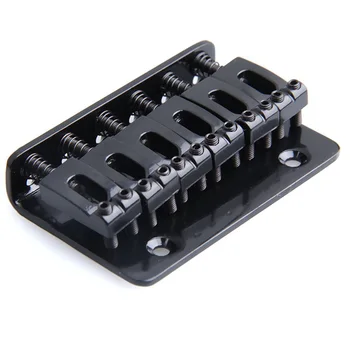 6 Sedlo Hardtail Most Top Load 65mm Elektrická Gitara Most (Black)
